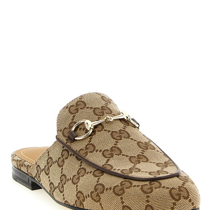 Gucci Beige Polyester Mules
