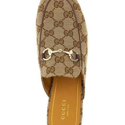 Gucci Beige Polyester Mules