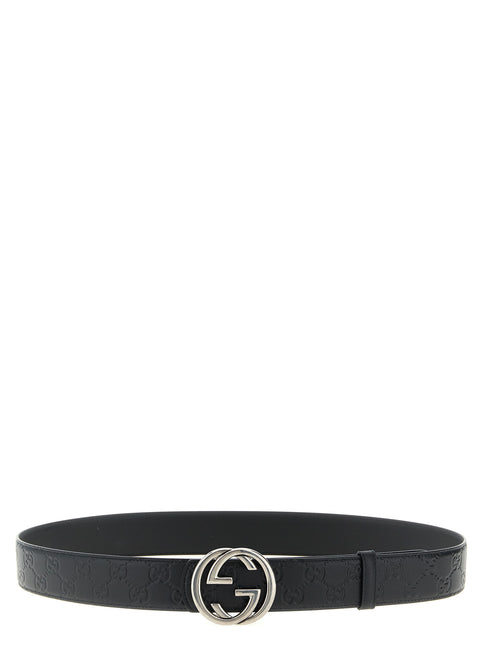 Gucci Black Calfskin Regular Belt Gucci