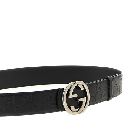 Gucci Black Calfskin Regular Belt Gucci