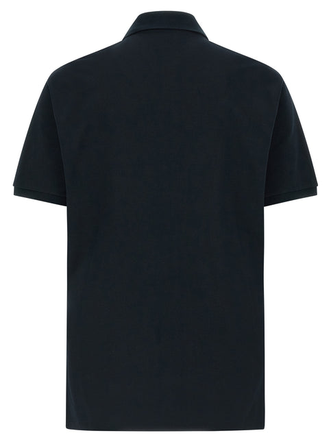Gucci Blue Cotton Polo Shirt Gucci