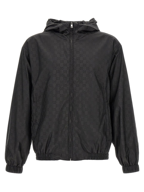 Gucci Black Polyamide Shell Jacket