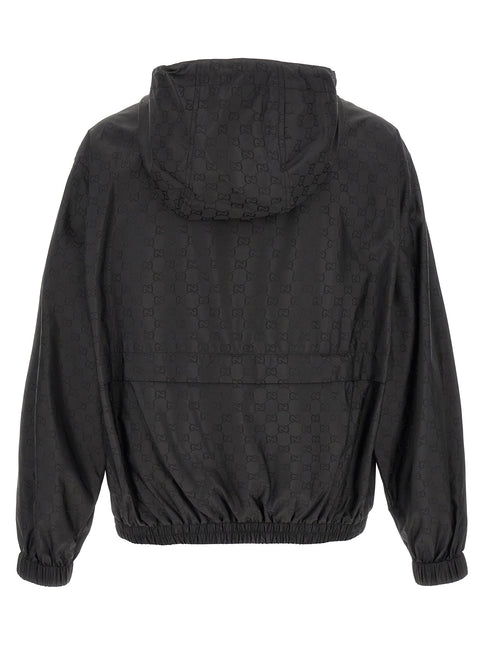Gucci Black Polyamide Shell Jacket