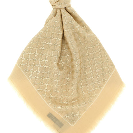 Gucci Beige Wool Scarf