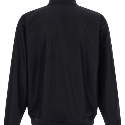 Jil Sander Blue Wool Full-Length Jacket