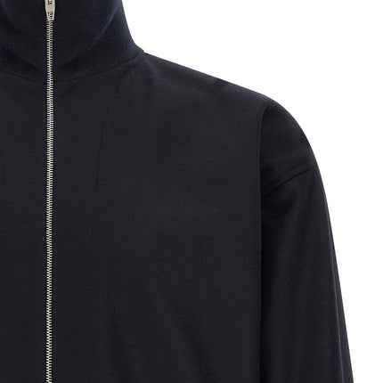 Jil Sander Blue Wool Full-Length Jacket