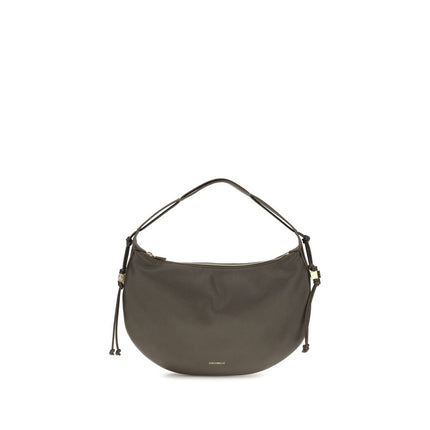 Coccinelle Brown Calf Leather Bos Taurus Shoulder Bag Coccinelle