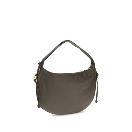 Coccinelle Brown Calf Leather Bos Taurus Shoulder Bag Coccinelle