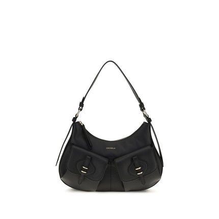 Coccinelle Black Calf Leather Bos Taurus Shoulder Bag