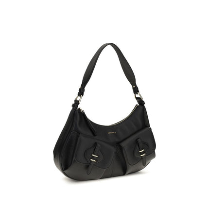 Coccinelle Black Calf Leather Bos Taurus Shoulder Bag