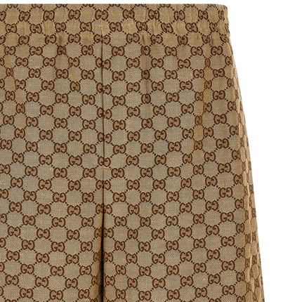Gucci Beige Linen Bermuda Shorts Gucci