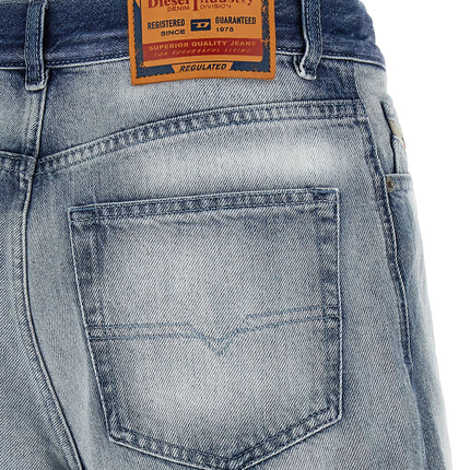 Diesel Blue Cotton Bermuda Shorts
