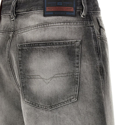 Diesel Gray Cotton Bermuda Shorts