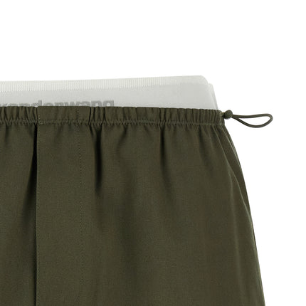 Alexander Wang Bicolor Cotton Long Skirt