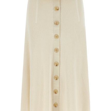 Zimmermann Beige Viscose Midi Skirt