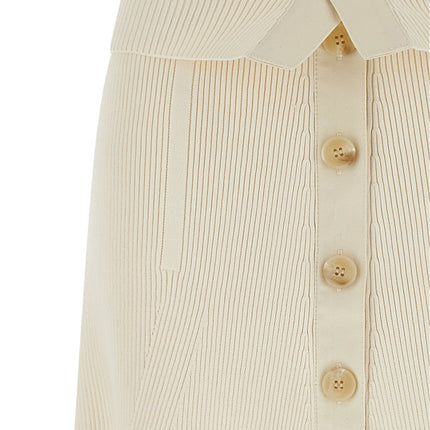 Zimmermann Beige Viscose Midi Skirt