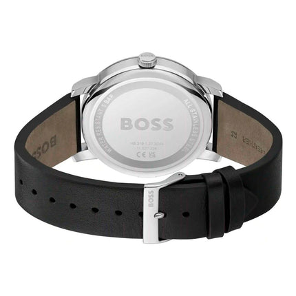 Hugo Boss Black Leather Dress Watch Hugo Boss