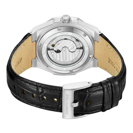 Kenneth Cole Black Leather Dress Watch Kenneth Cole