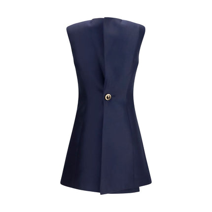 Balenciaga Blue Wool Oves Aries Casual Dress