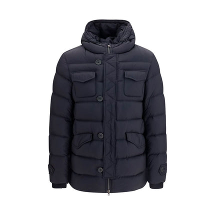 Herno Black Polyester Full-Length Jacket