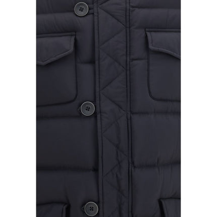 Herno Black Polyester Full-Length Jacket