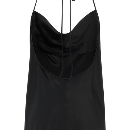 Valentino Garavani Black Silk Tank Tops