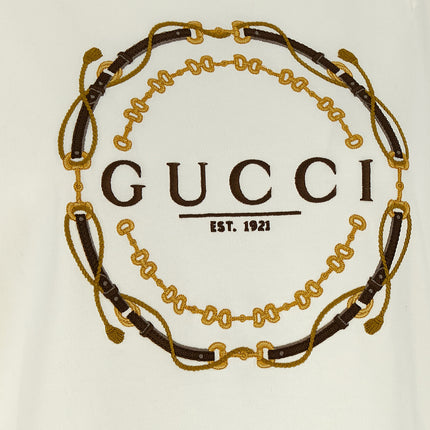 Gucci White Fabric T-Shirt