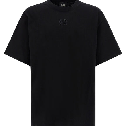 44 Label Group Black Cotton T-Shirt