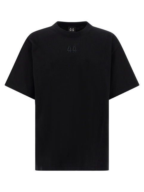 44 Label Group Black Cotton T-Shirt