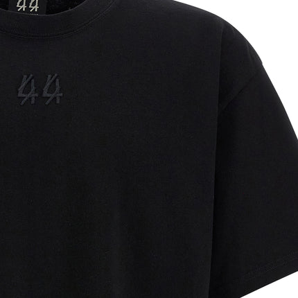 44 Label Group Black Cotton T-Shirt
