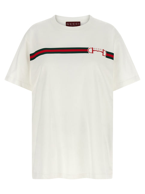 Gucci White Cotton T-Shirt Gucci