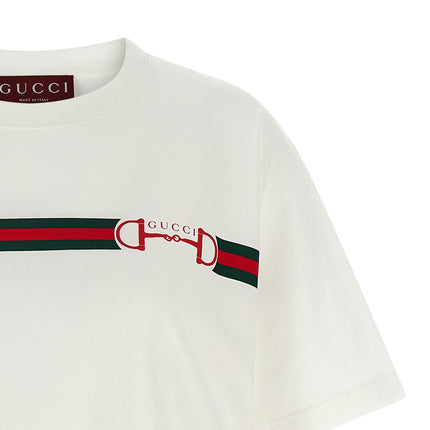 Gucci White Cotton T-Shirt Gucci