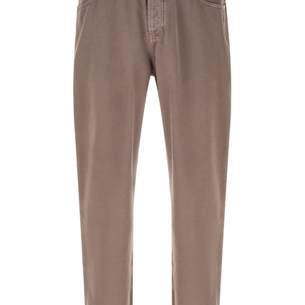 Brunello Cucinelli Brown Cotton Casual Pants