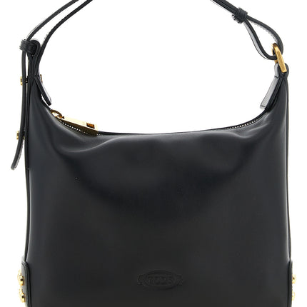 Tod's Black Calfskin Shoulder Bag
