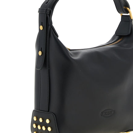 Tod's Black Calfskin Shoulder Bag