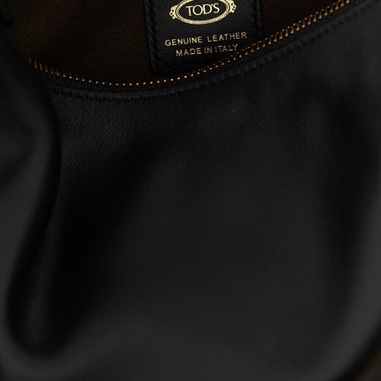 Tod's Black Calfskin Shoulder Bag