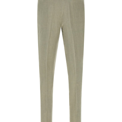Brunello Cucinelli Bicolor Linen Casual Pants