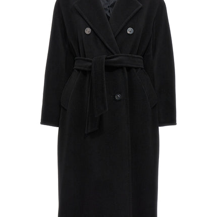 Max Mara Black Virgin Wool Coat