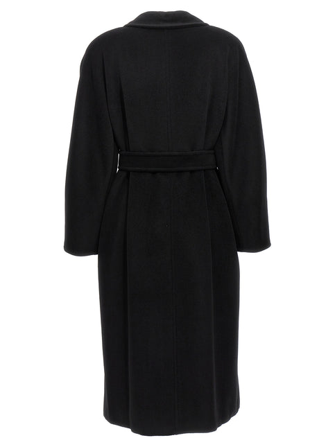 Max Mara Black Virgin Wool Coat