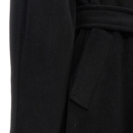 Max Mara Black Virgin Wool Coat