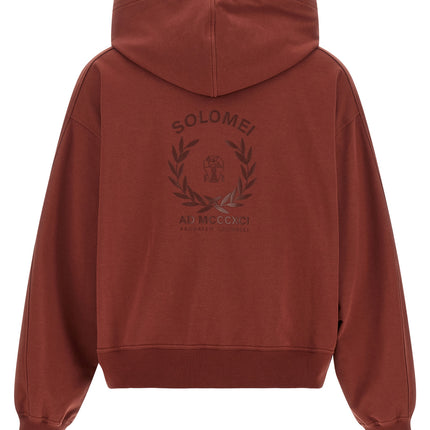 Brunello Cucinelli Bordeaux Cotton Sweatshirt