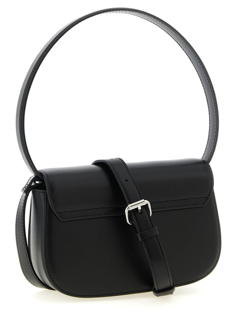 Diesel Black Cowhide Shoulder Bag