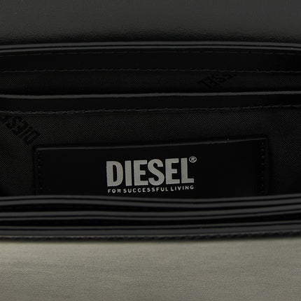 Diesel Black Cowhide Shoulder Bag