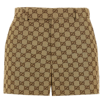 Gucci Beige Cotton Bermuda Shorts