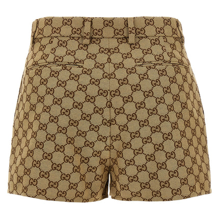 Gucci Beige Cotton Bermuda Shorts