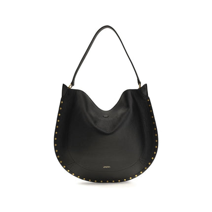 Isabel Marant Black Calf Leather Bos Taurus Shoulder Bag