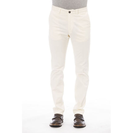 Peserico Beige Cotton Men Pant