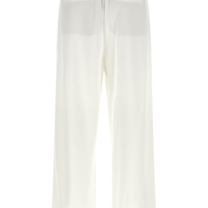 Brunello Cucinelli White Cotton Joggers (Workout Pants)