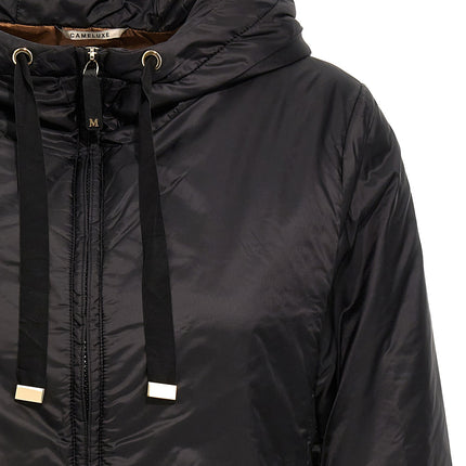 Max Mara Black Polyester Shell Jacket