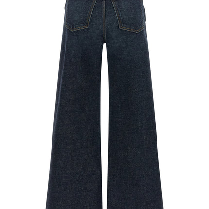 Khaite Blue Cotton Flared Jeans